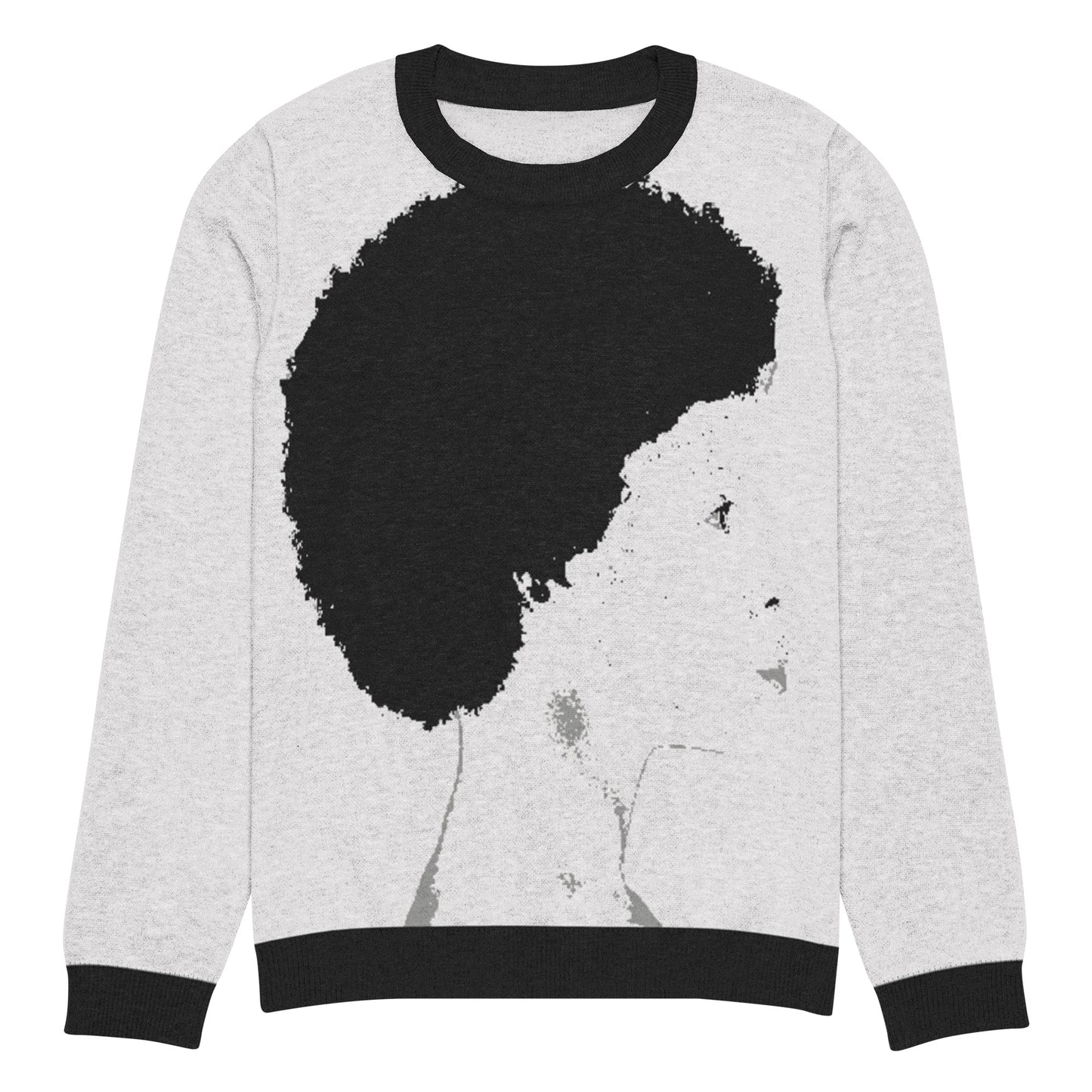 AFRO LADY Knitted crew neck sweater