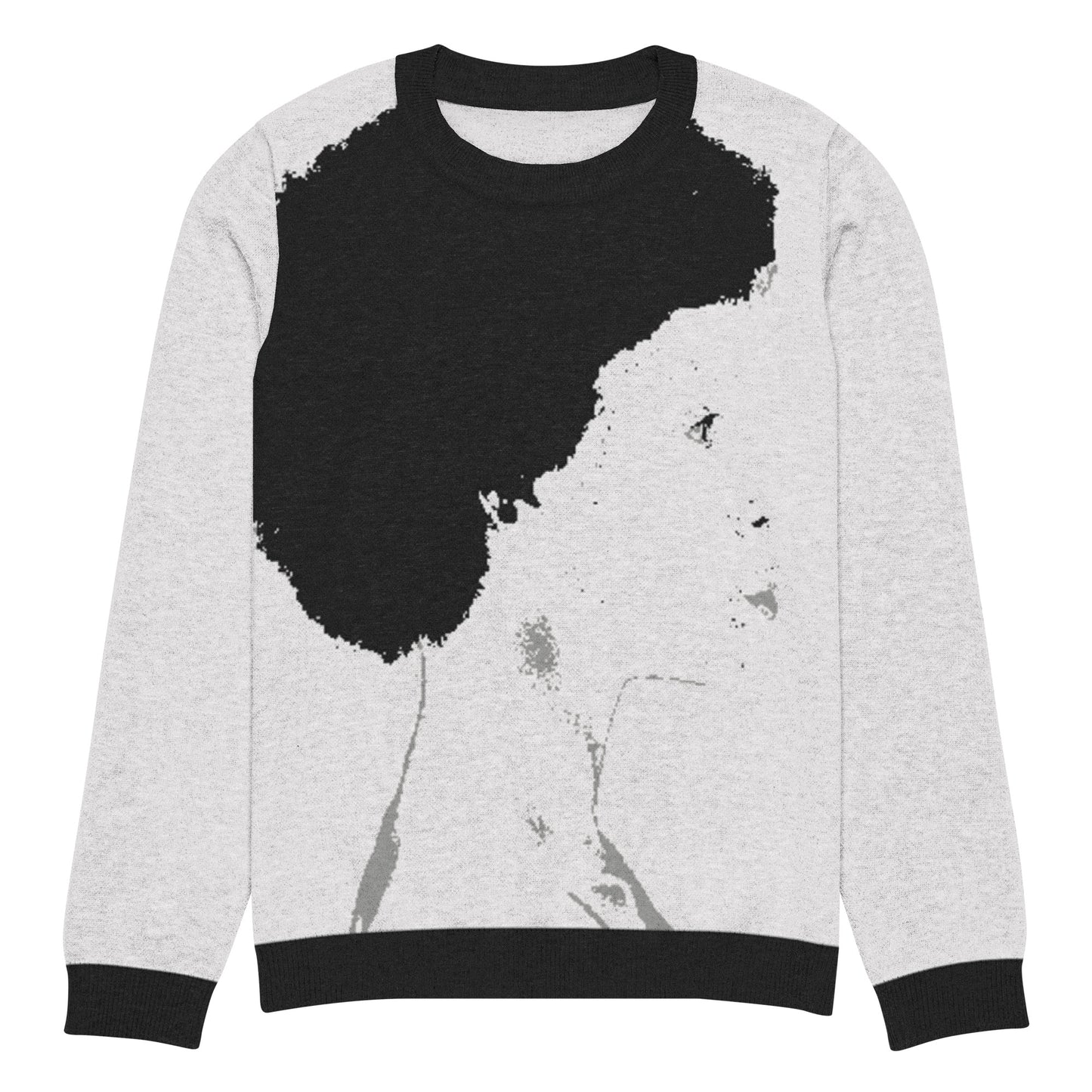 AFRO LADY Knitted crew neck sweater