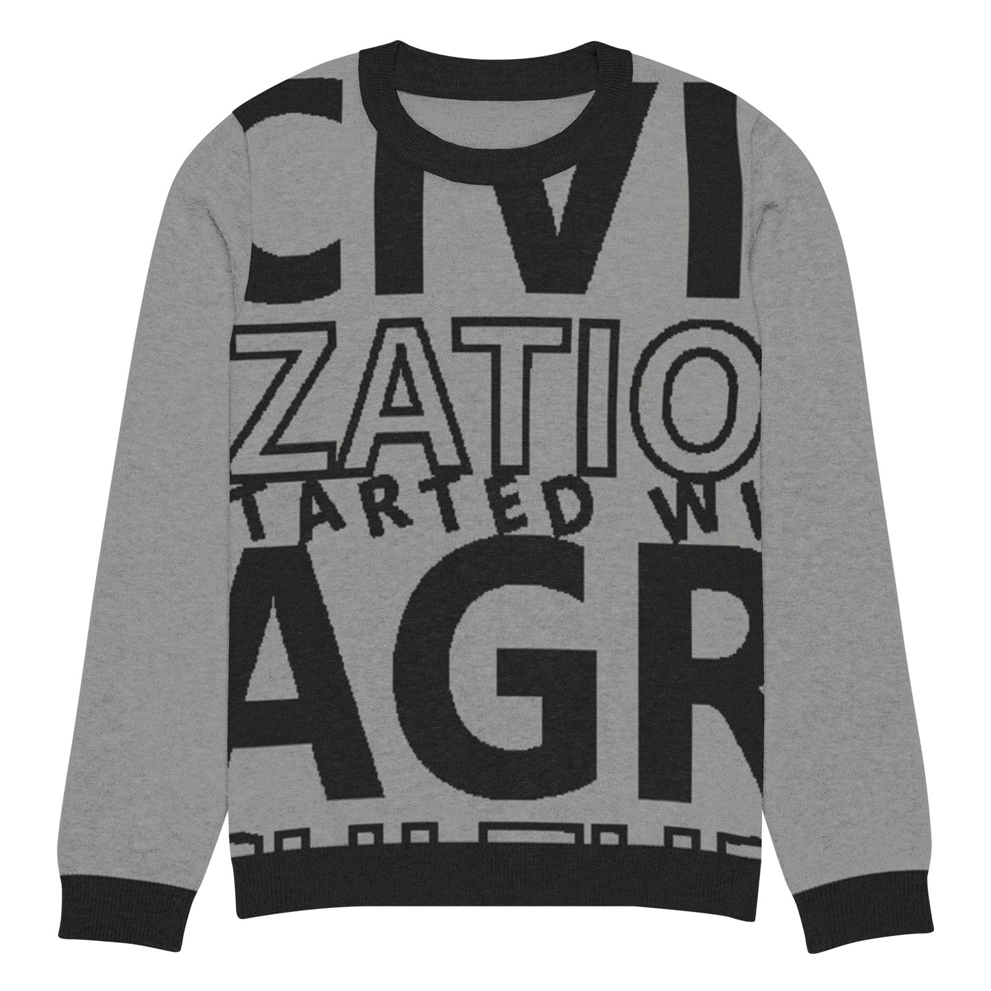 CIVILIZATION Knitted crew neck sweater