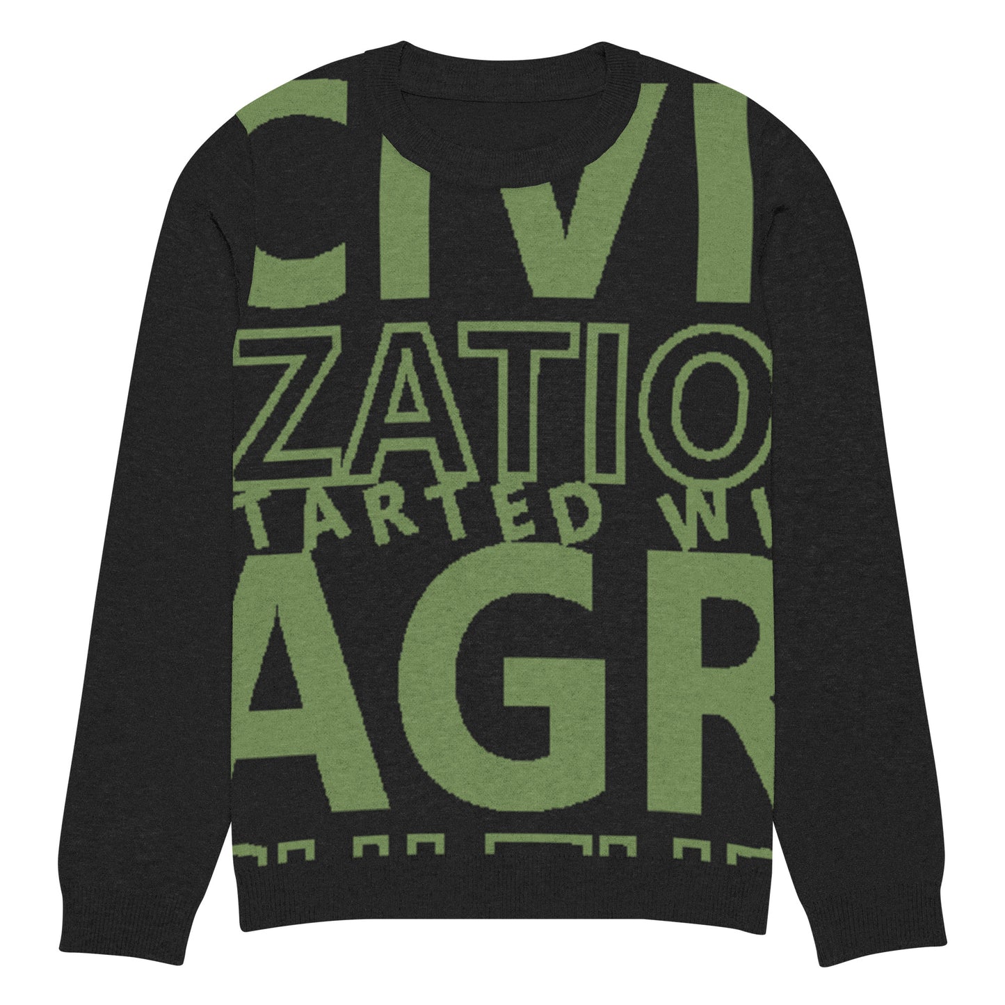 CIVILIZATION Knitted crew neck sweater