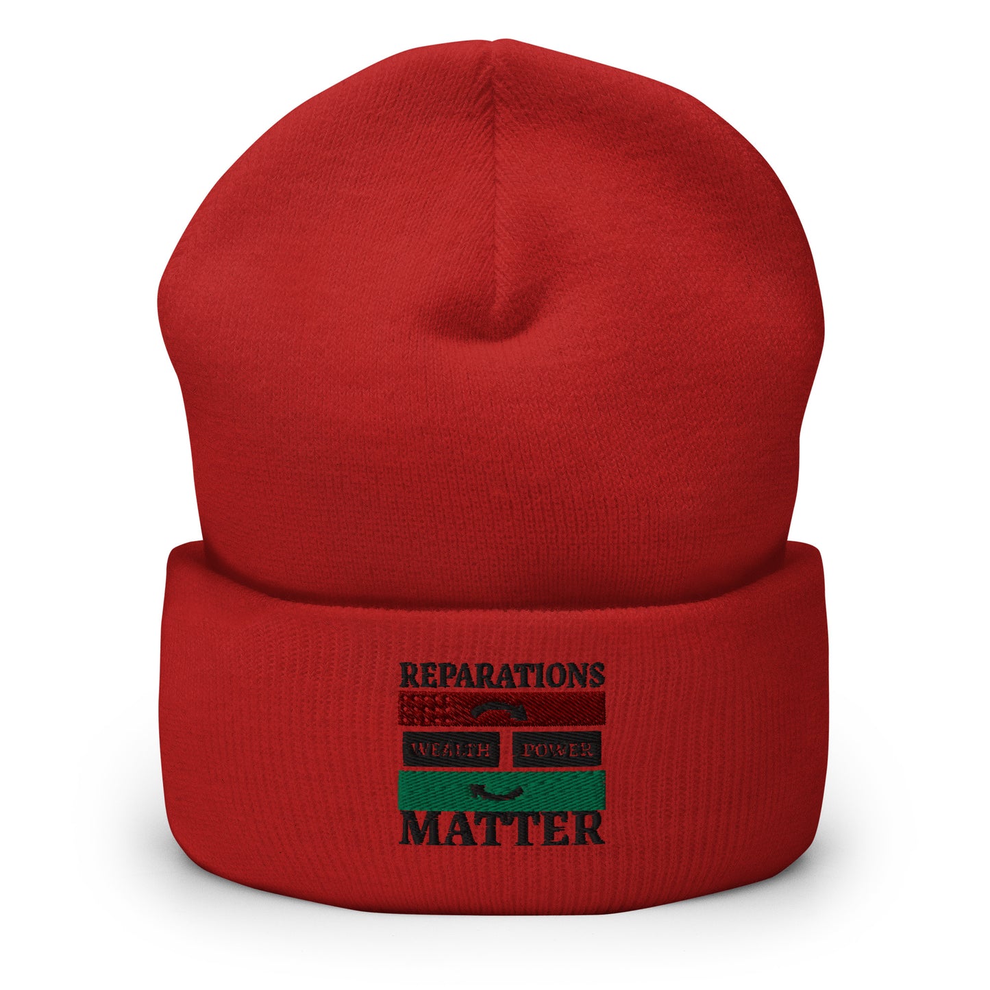 REPARATIONS MATTER Cuffed Beanie