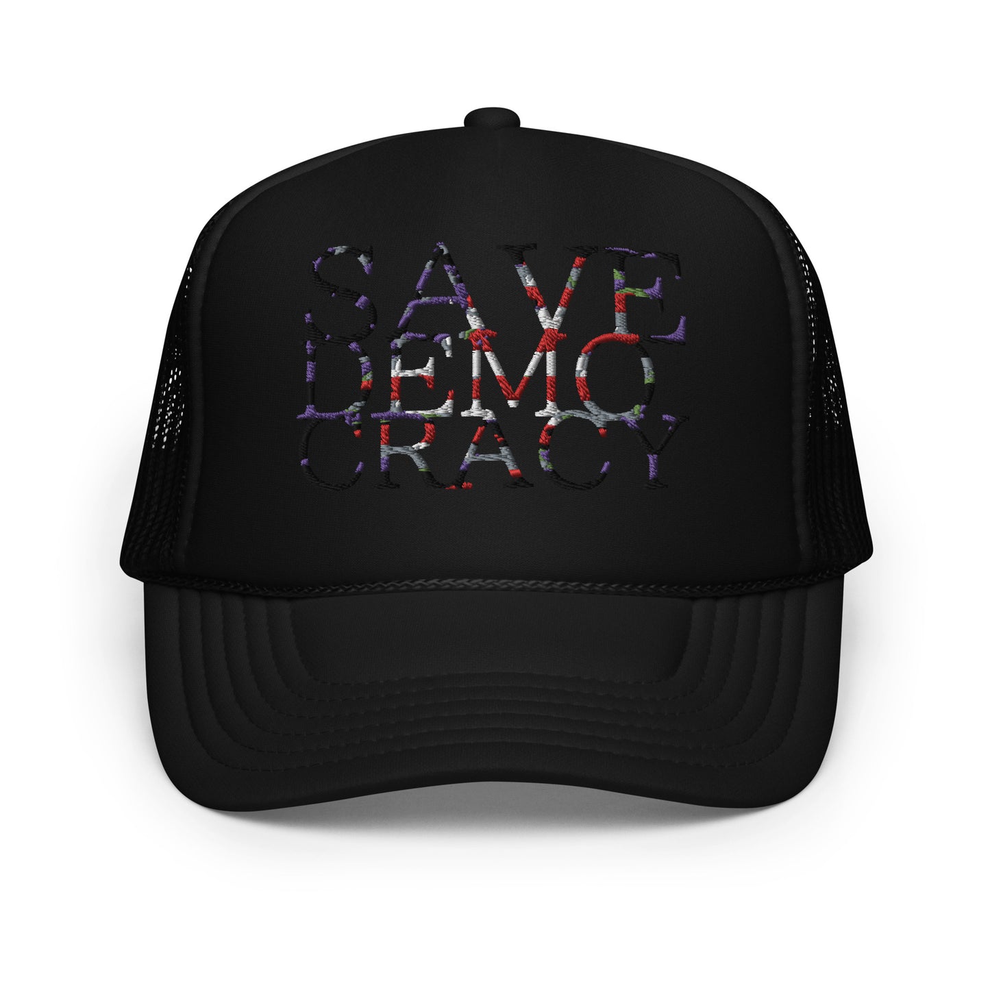 DEMOCRACY Foam trucker hat