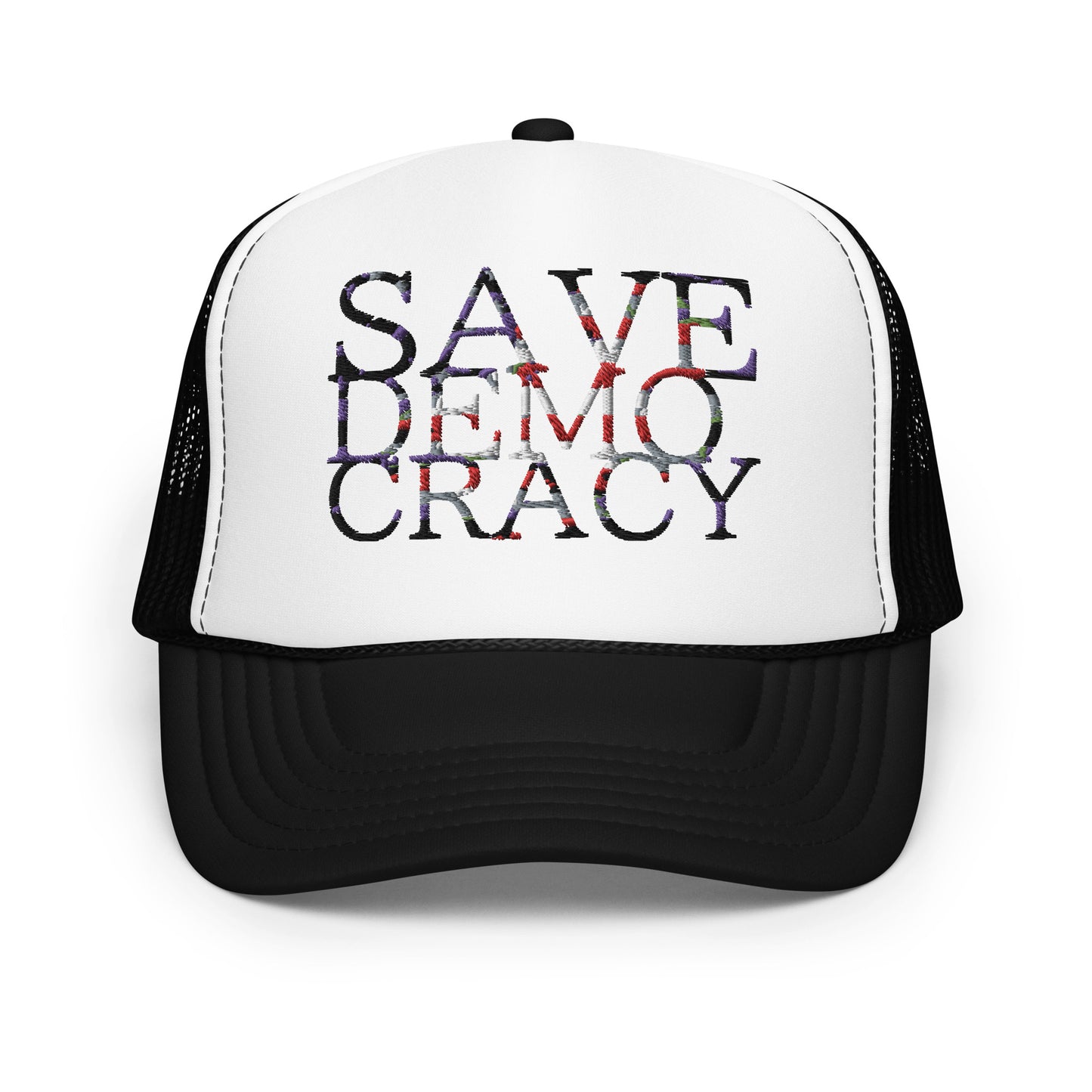 DEMOCRACY Foam trucker hat