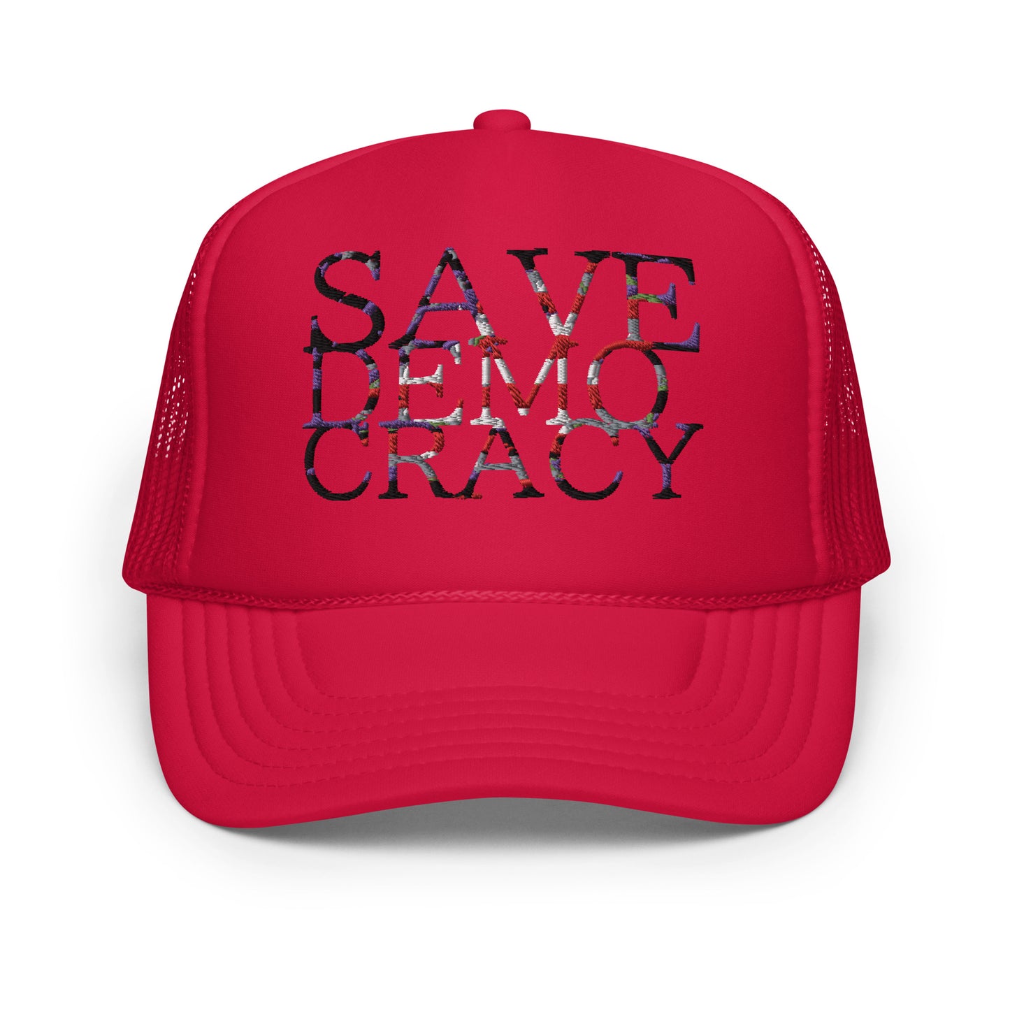 DEMOCRACY Foam trucker hat