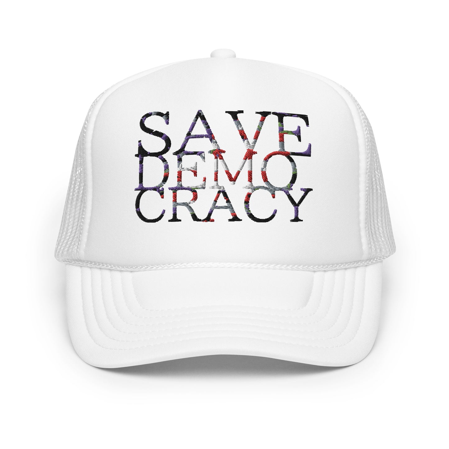 DEMOCRACY Foam trucker hat