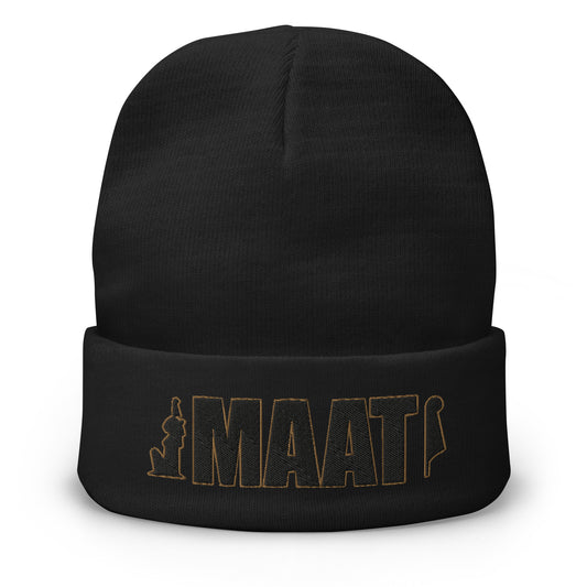MAAT Embroidered Beanie