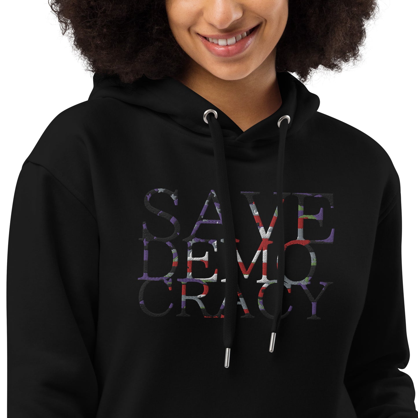 DEMOCRACY Premium eco hoodie