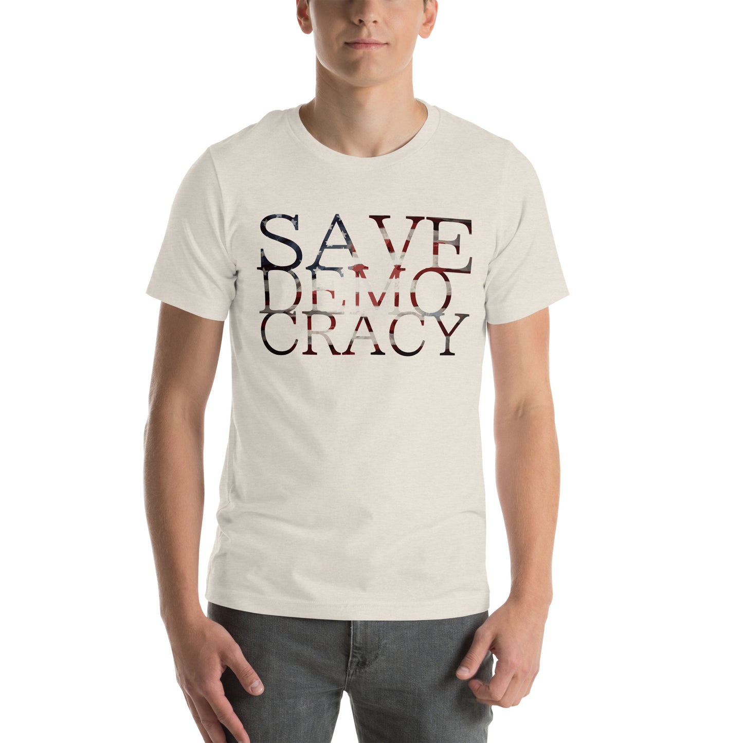 SAVE DEMOCRACY Unisex t-shirt