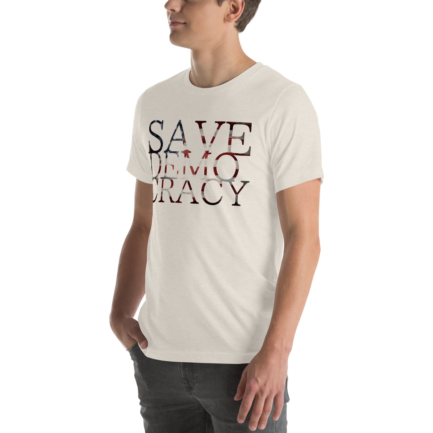 SAVE DEMOCRACY Unisex t-shirt