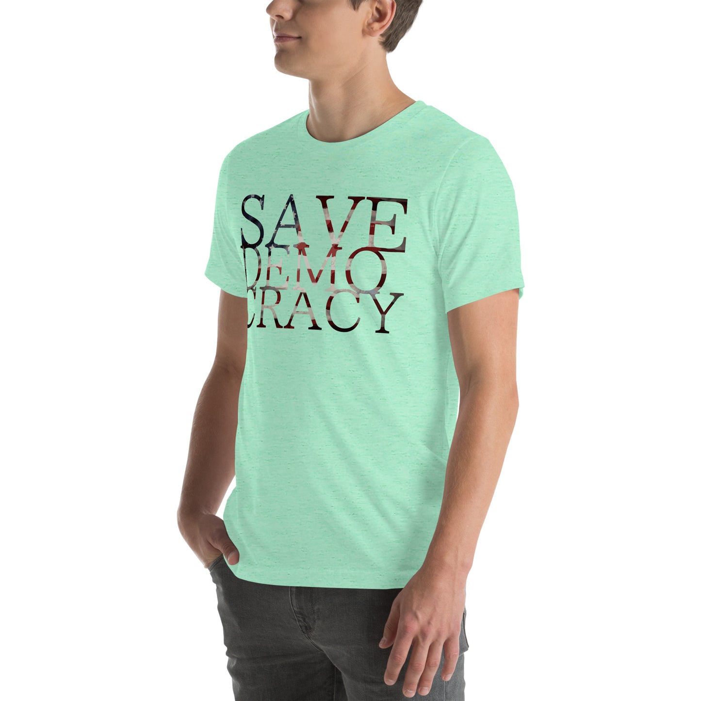 SAVE DEMOCRACY Unisex t-shirt