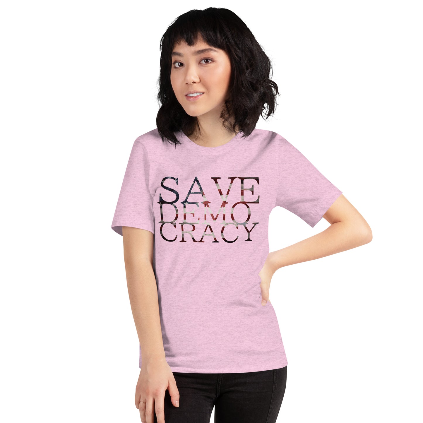 SAVE DEMOCRACY Unisex t-shirt