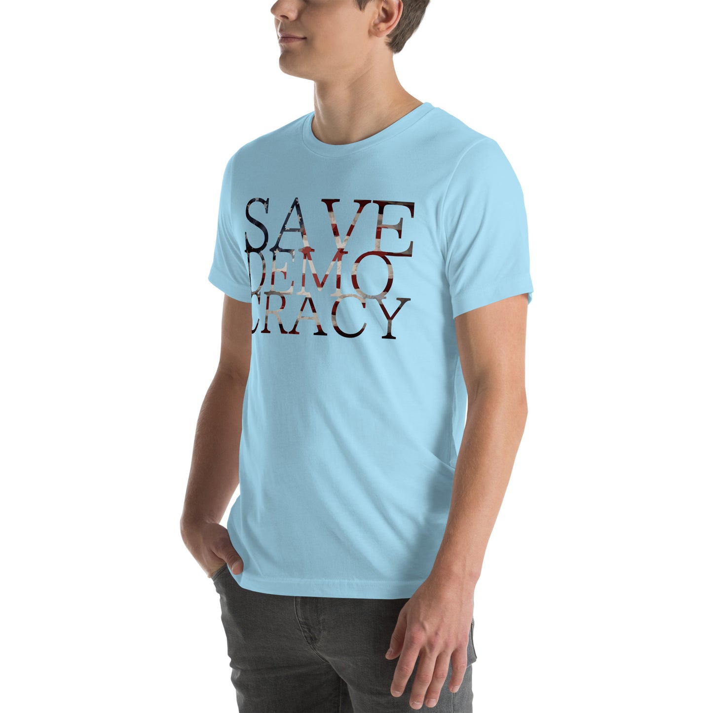 SAVE DEMOCRACY Unisex t-shirt