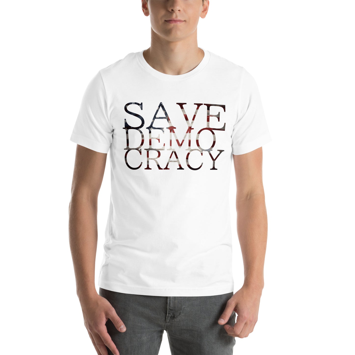 SAVE DEMOCRACY Unisex t-shirt