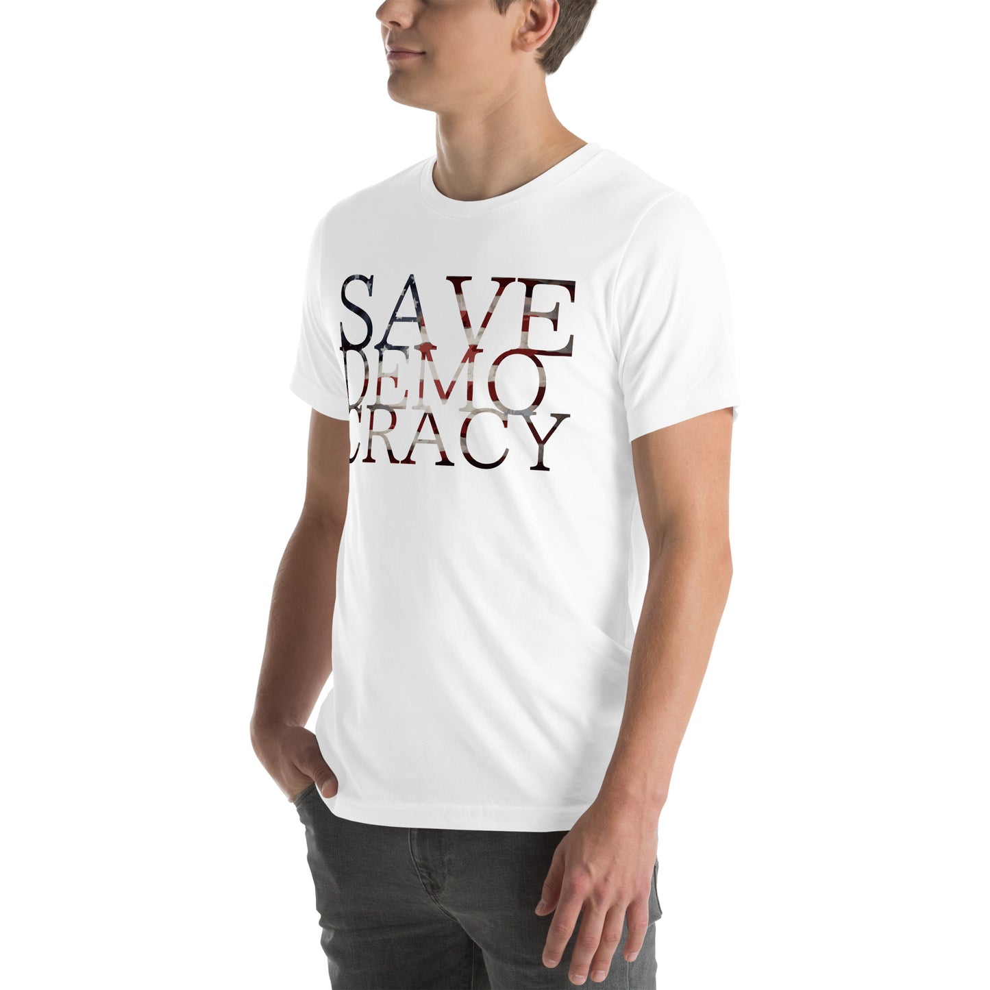 SAVE DEMOCRACY Unisex t-shirt