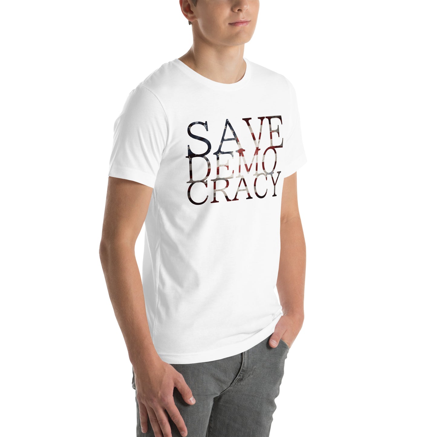 SAVE DEMOCRACY Unisex t-shirt