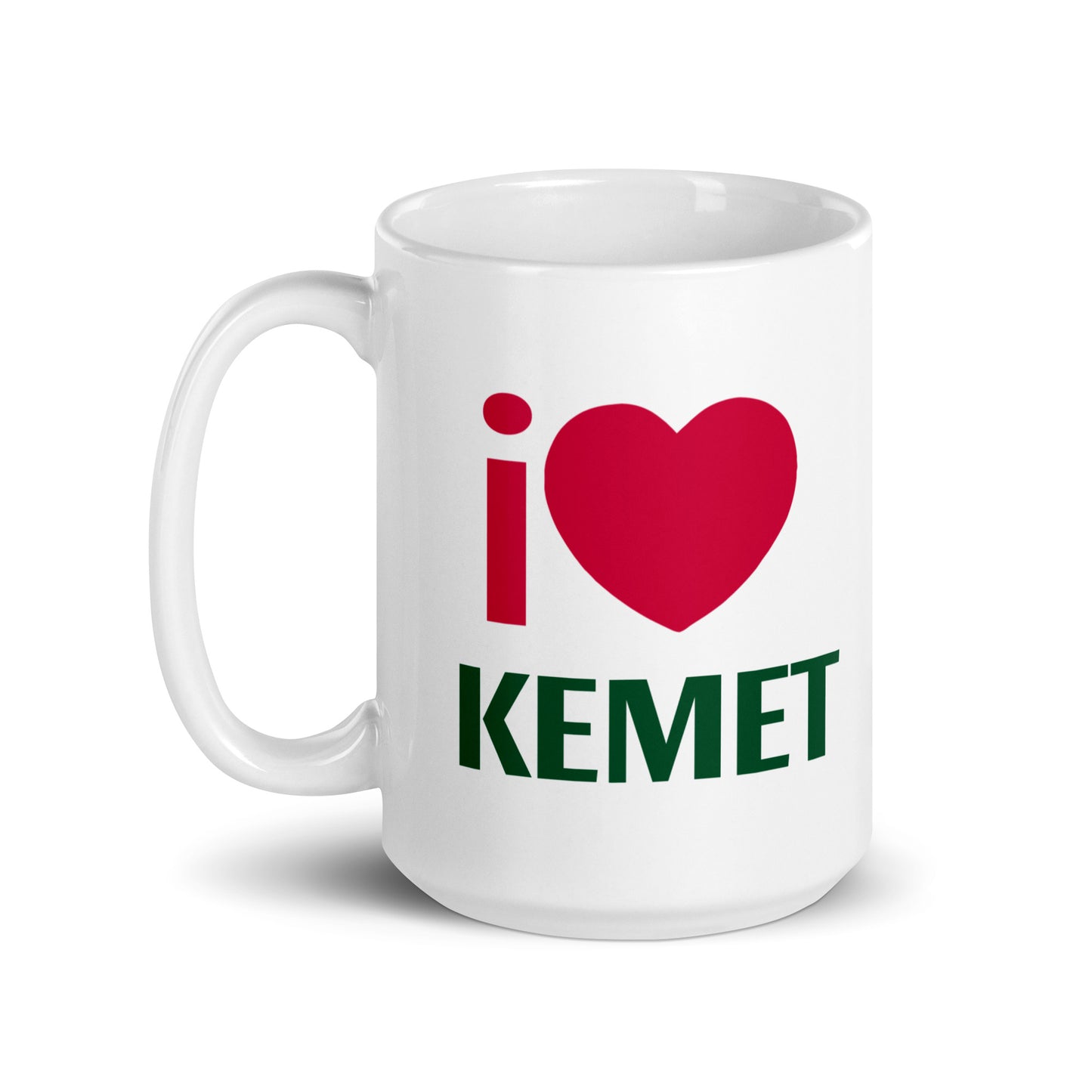 i LOVE KEMET White glossy mug