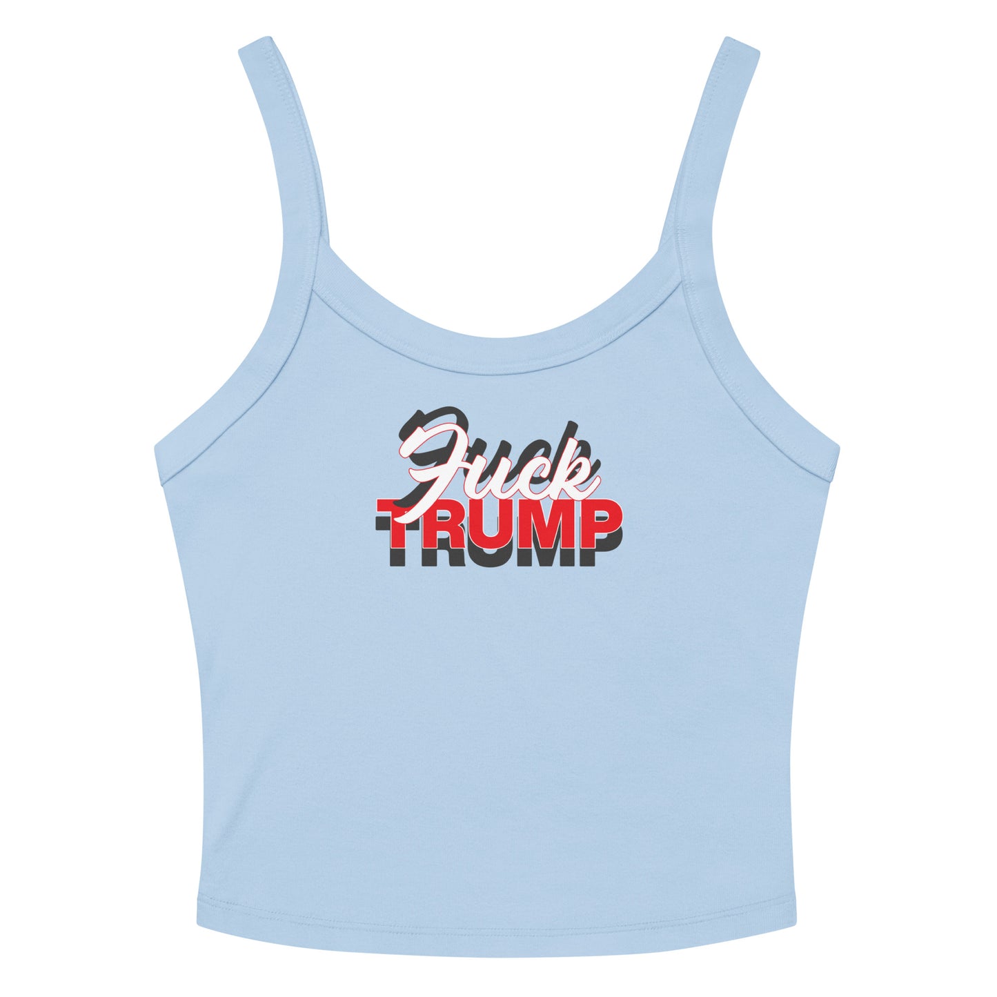 F TRUMP Women’s micro-rib tank top