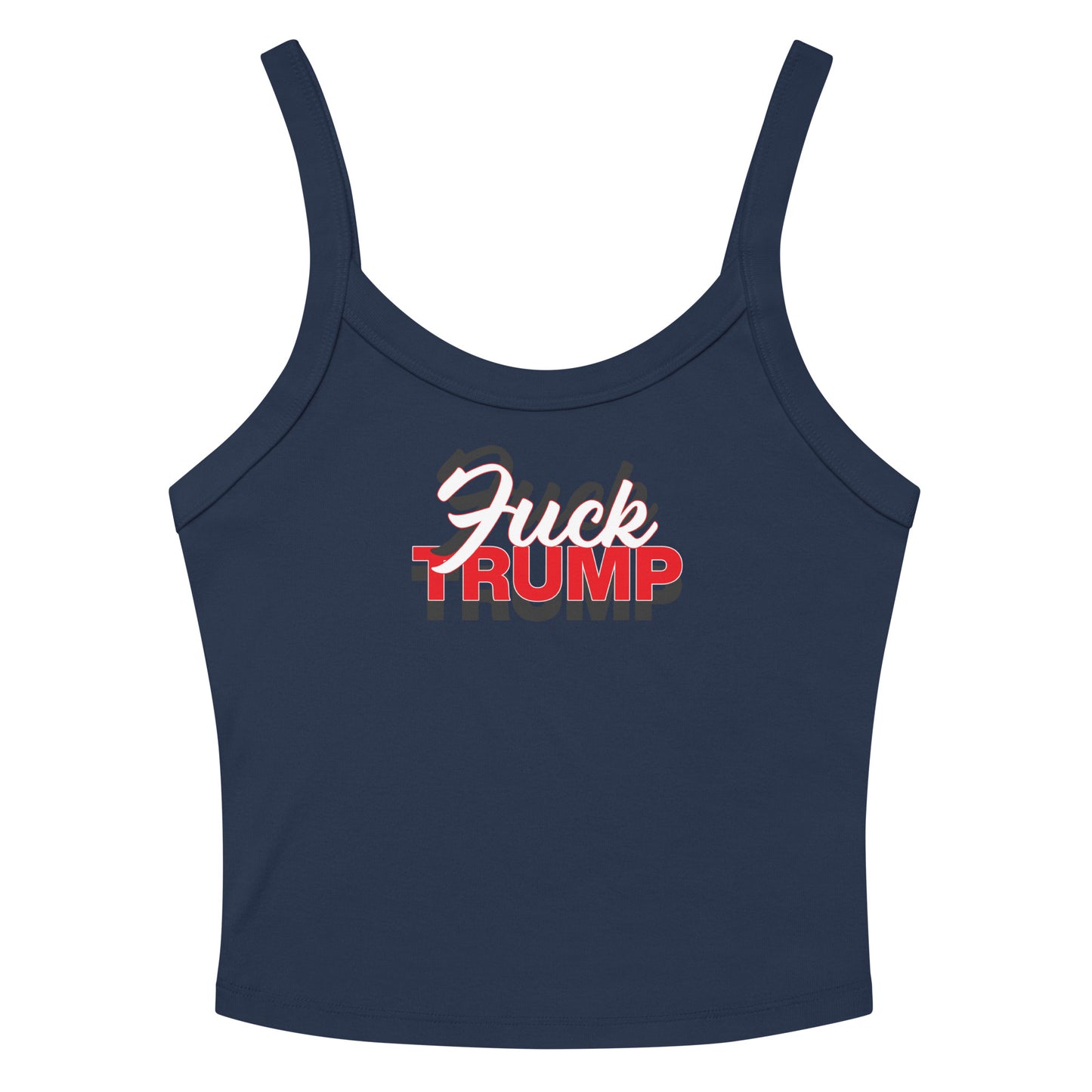 F TRUMP Women’s micro-rib tank top