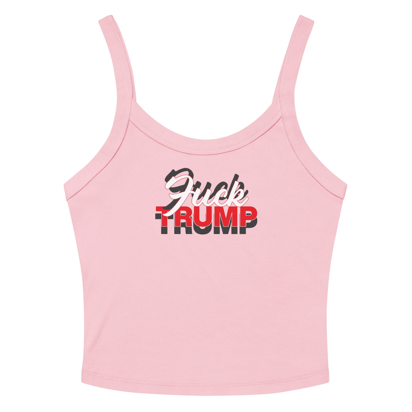 F TRUMP Women’s micro-rib tank top