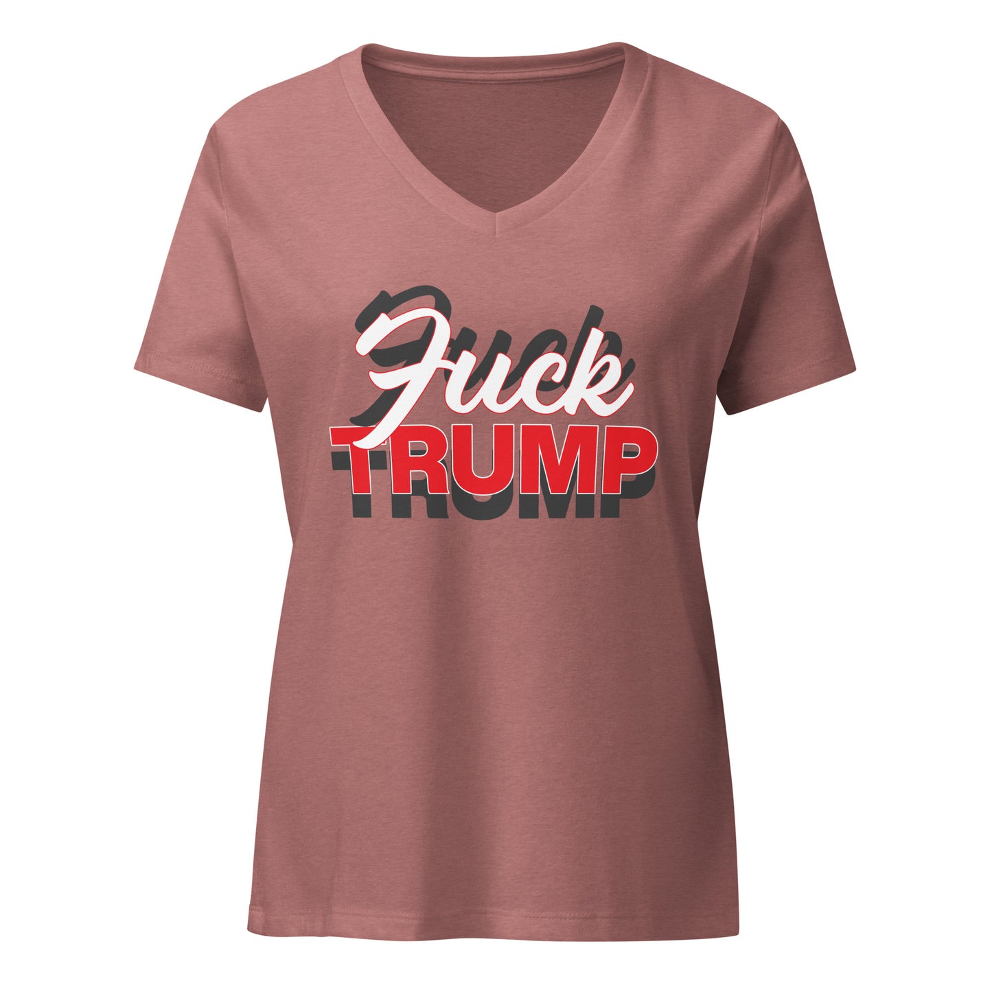 F TRUMP Women’s relaxed v-neck t-shirt