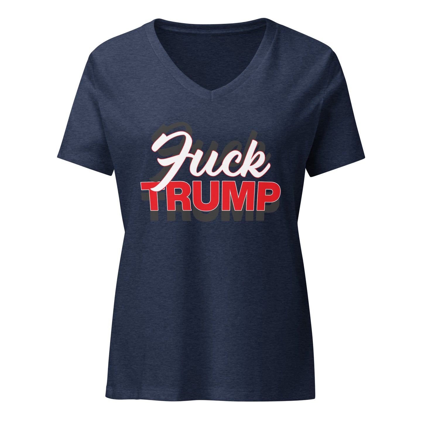 F TRUMP Women’s relaxed v-neck t-shirt