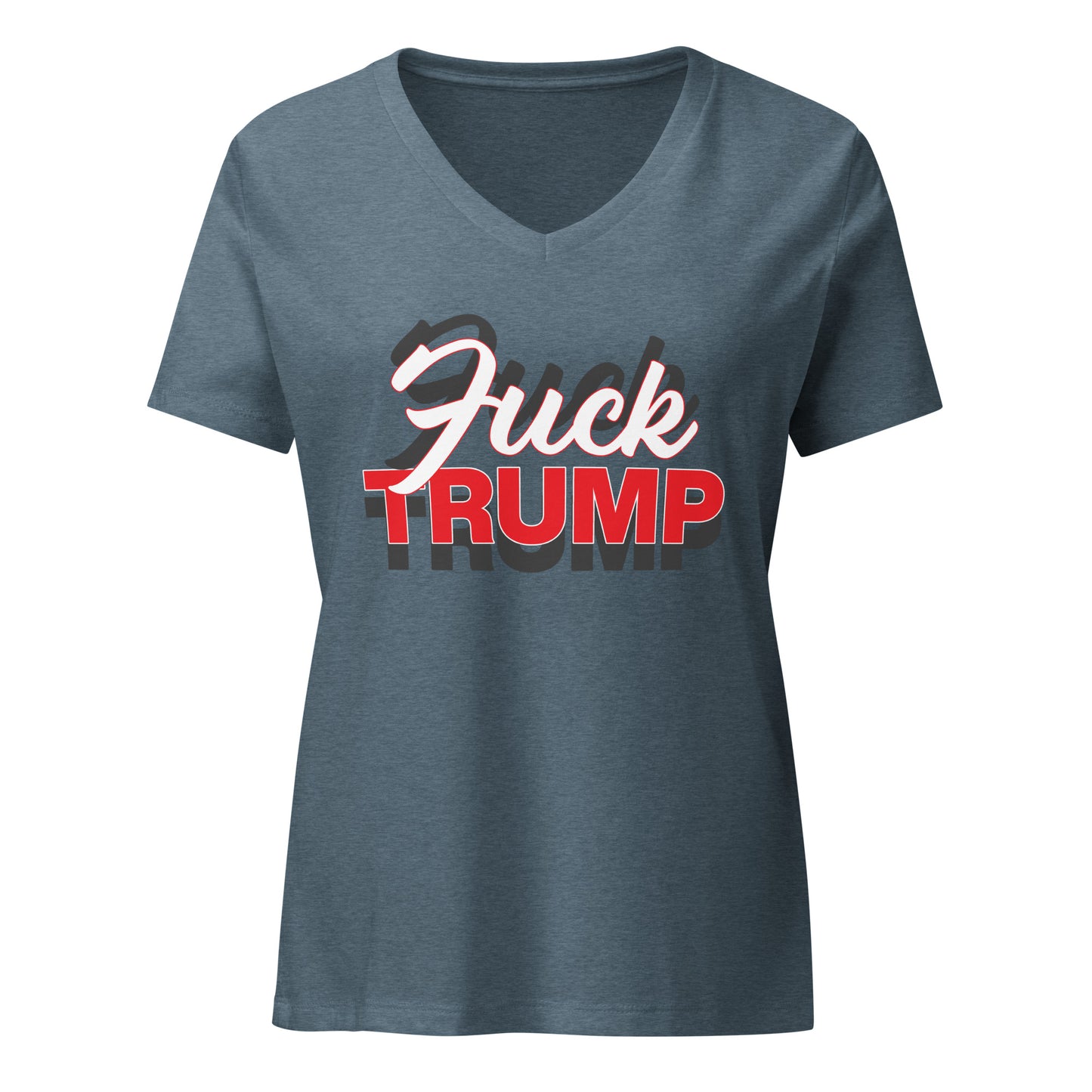 F TRUMP Women’s relaxed v-neck t-shirt