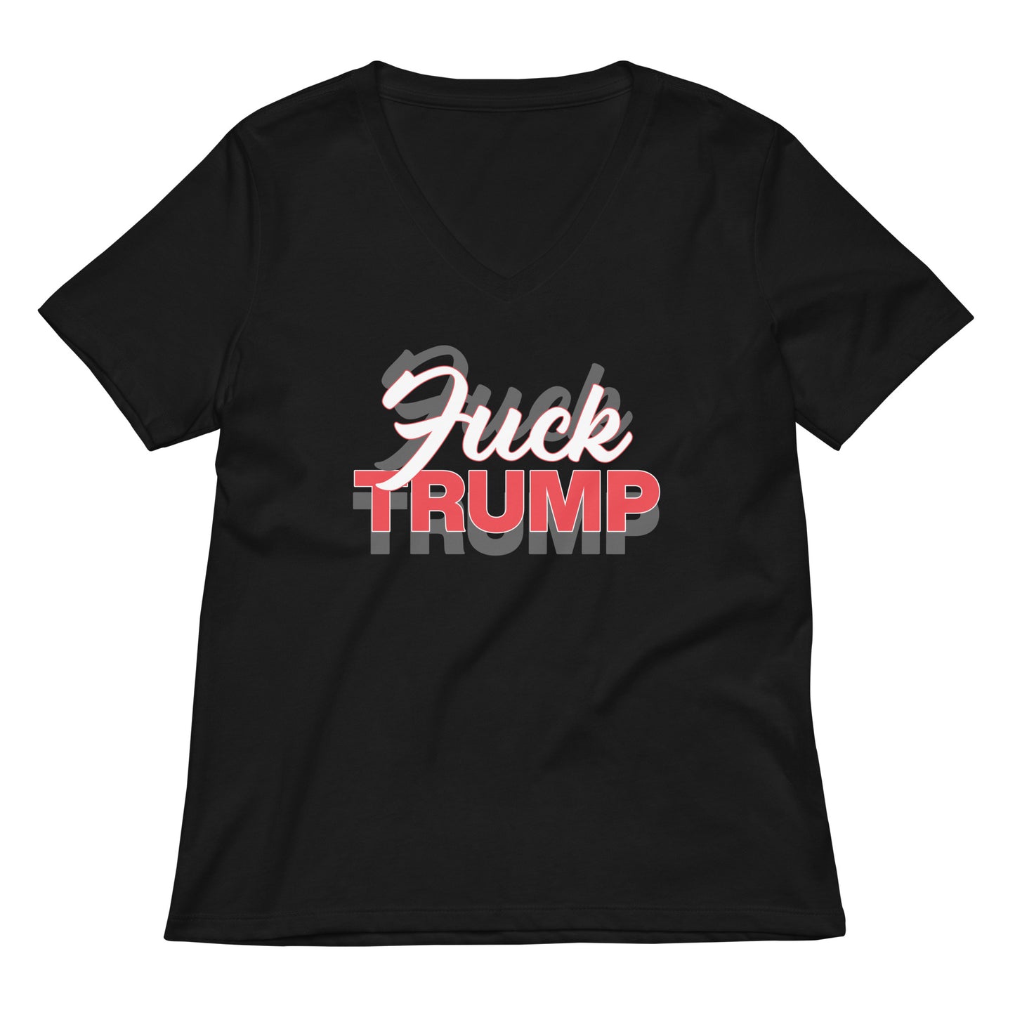 F TRUMP Women’s relaxed v-neck t-shirt