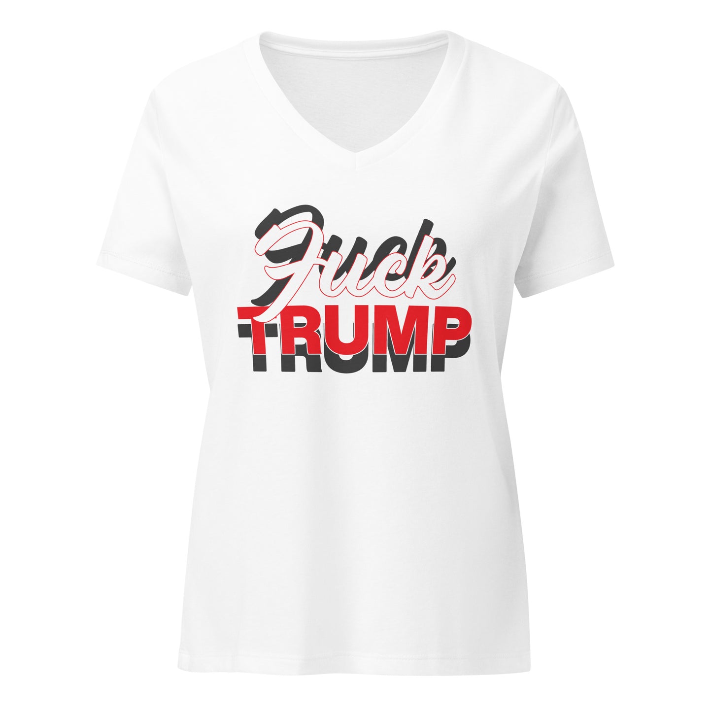 F TRUMP Women’s relaxed v-neck t-shirt