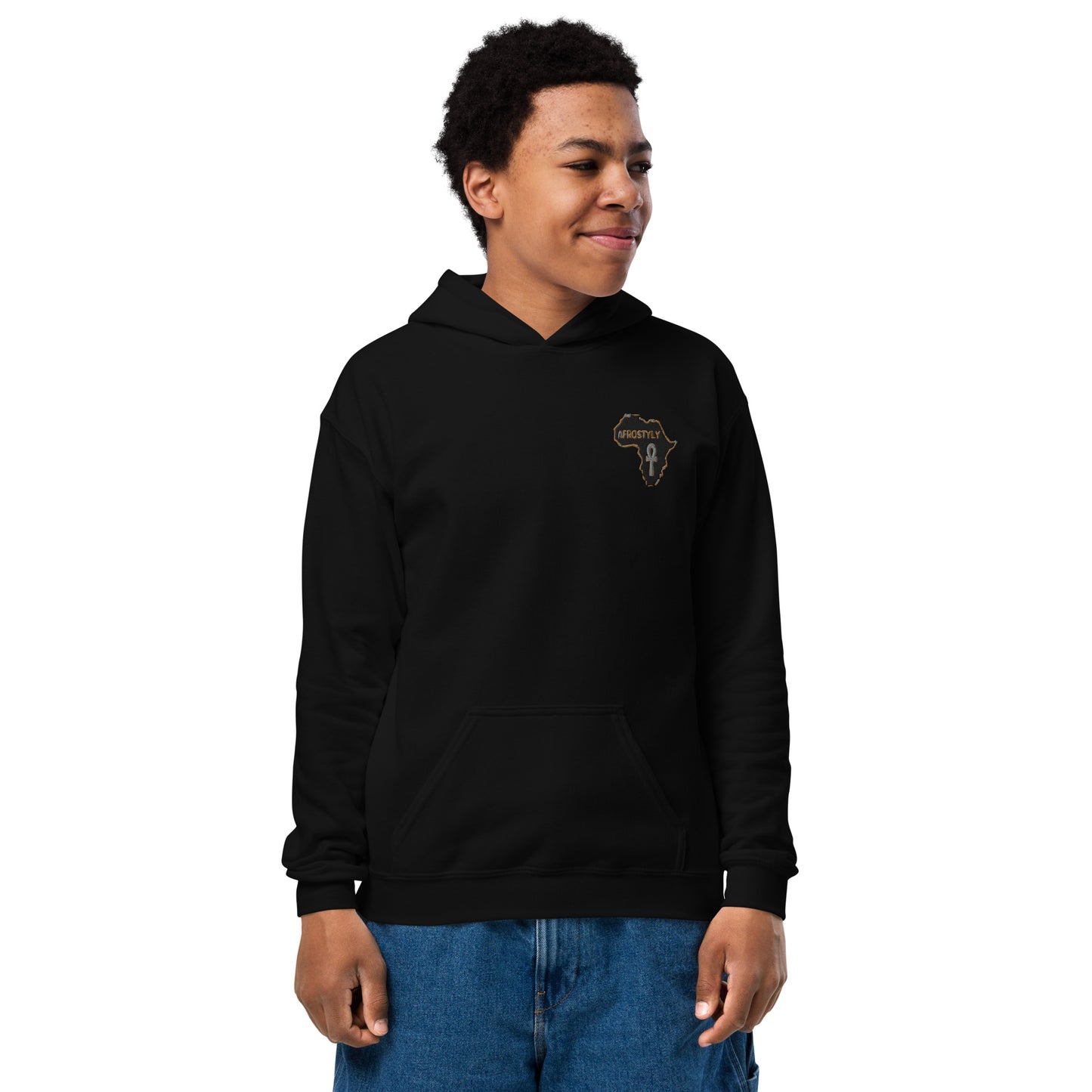 AFROSTYLY Youth heavy blend hoodie