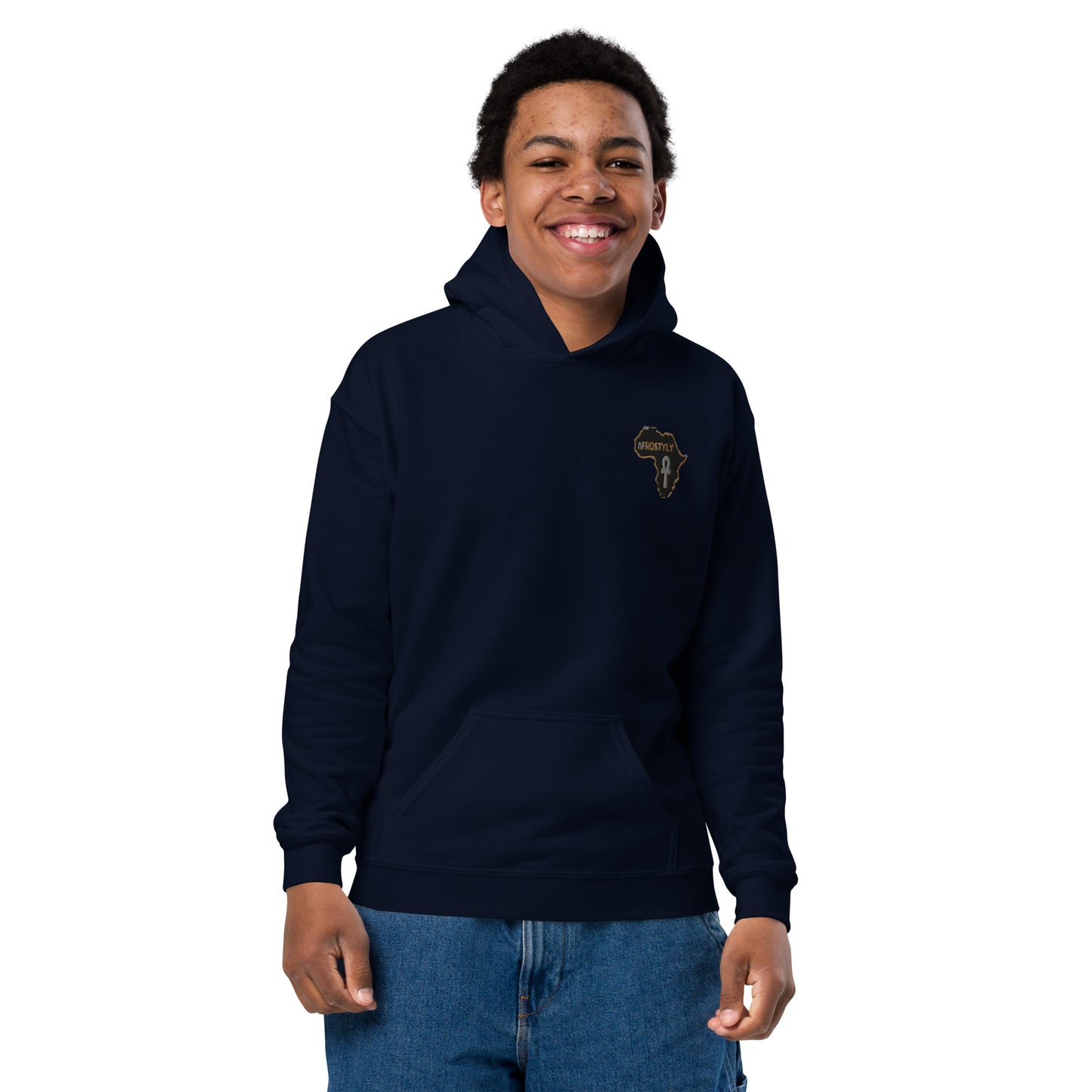 AFROSTYLY Youth heavy blend hoodie