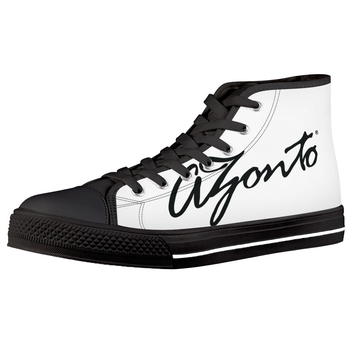 AZONTO Black High Top Canvas