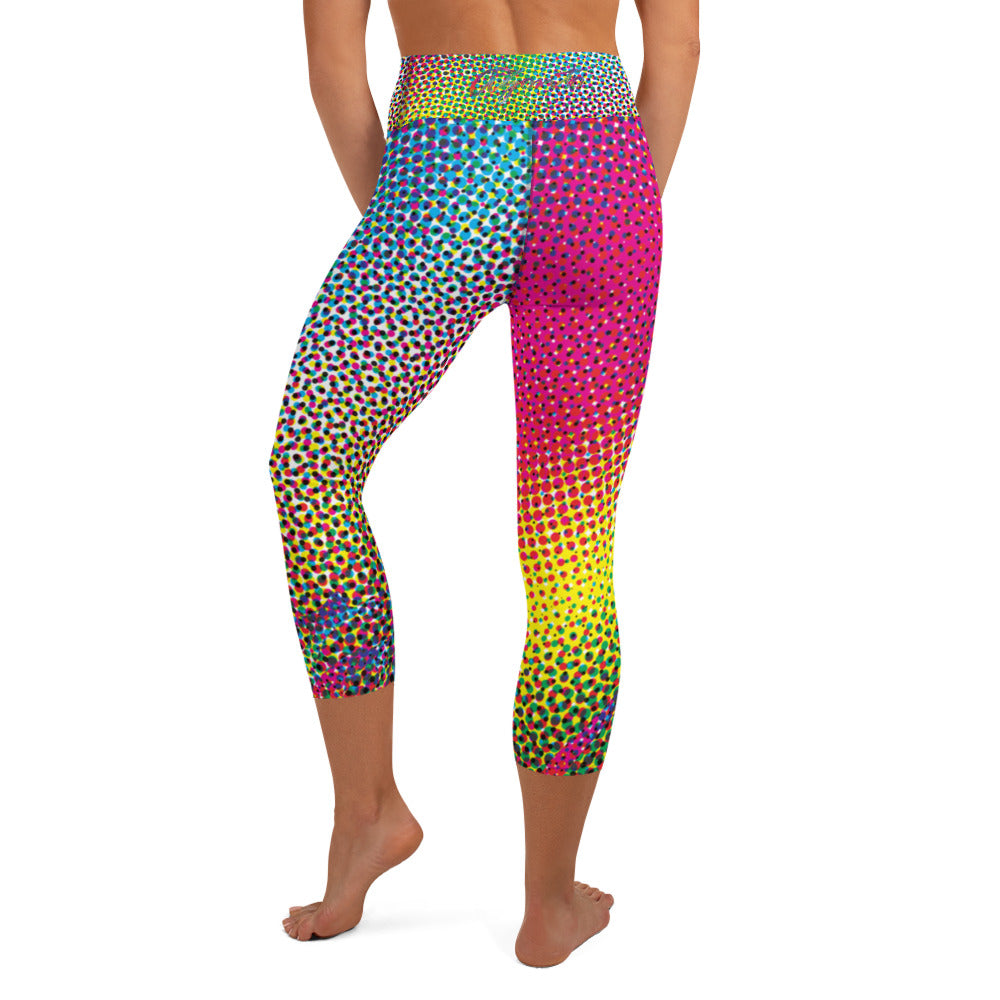 AZONTO SPECTRAL Yoga Capri Leggings