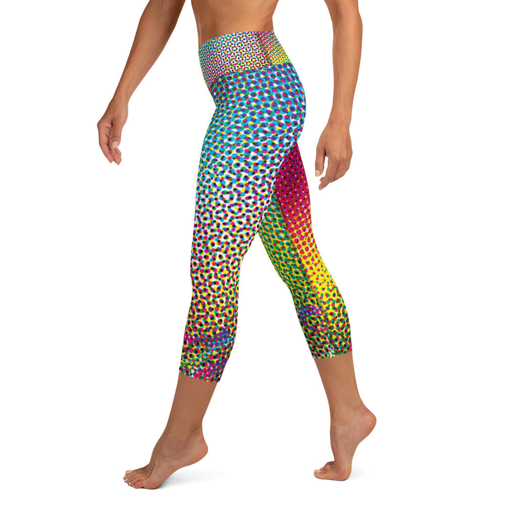 AZONTO SPECTRAL Yoga Capri Leggings