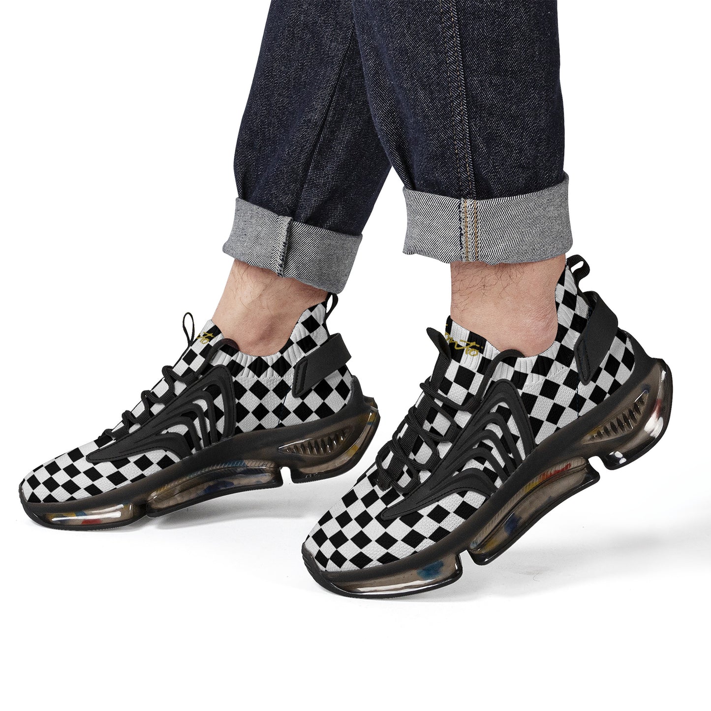 SF_S36 Air Max React Sneakers - Black