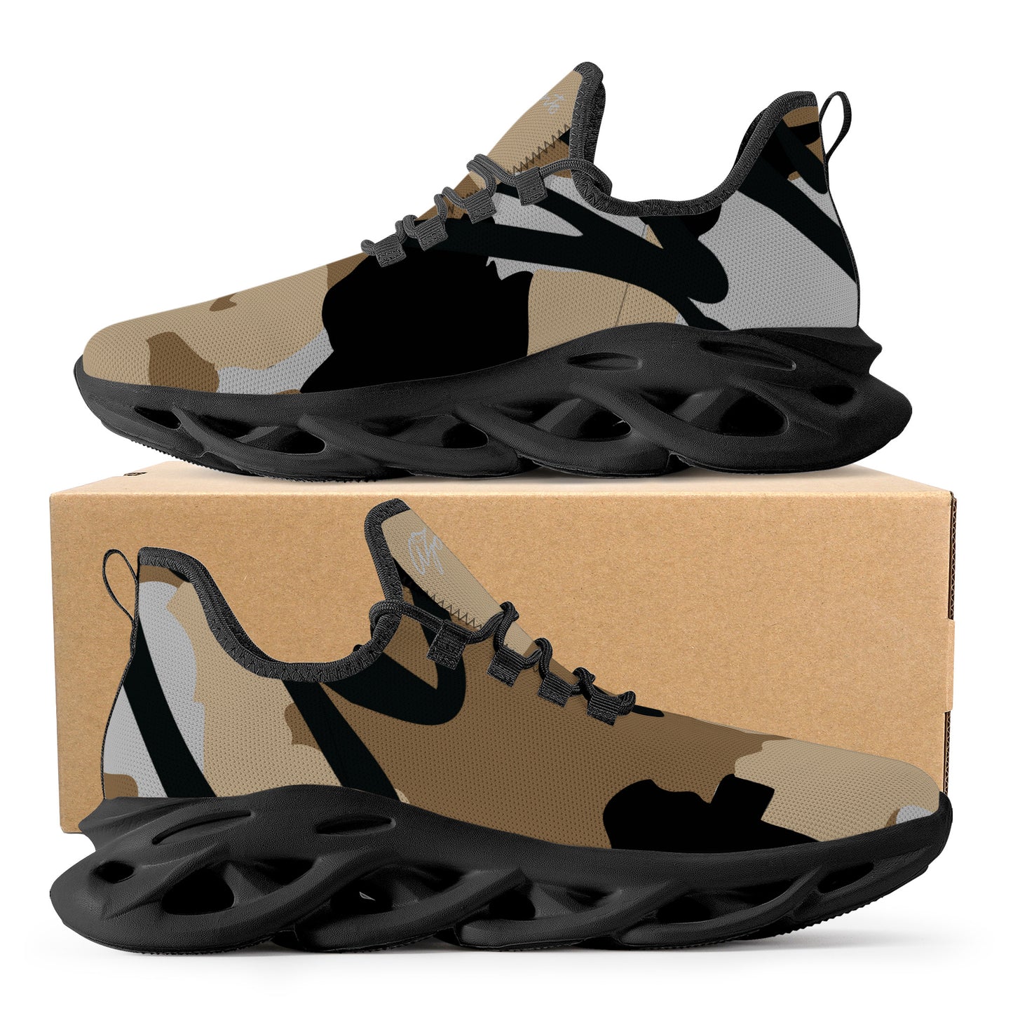 AZONTO Flex Control Cam B Sneaker - Black
