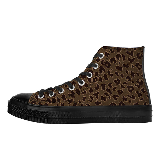 AZONTO CHETAH High Top Canvas Shoes - Black