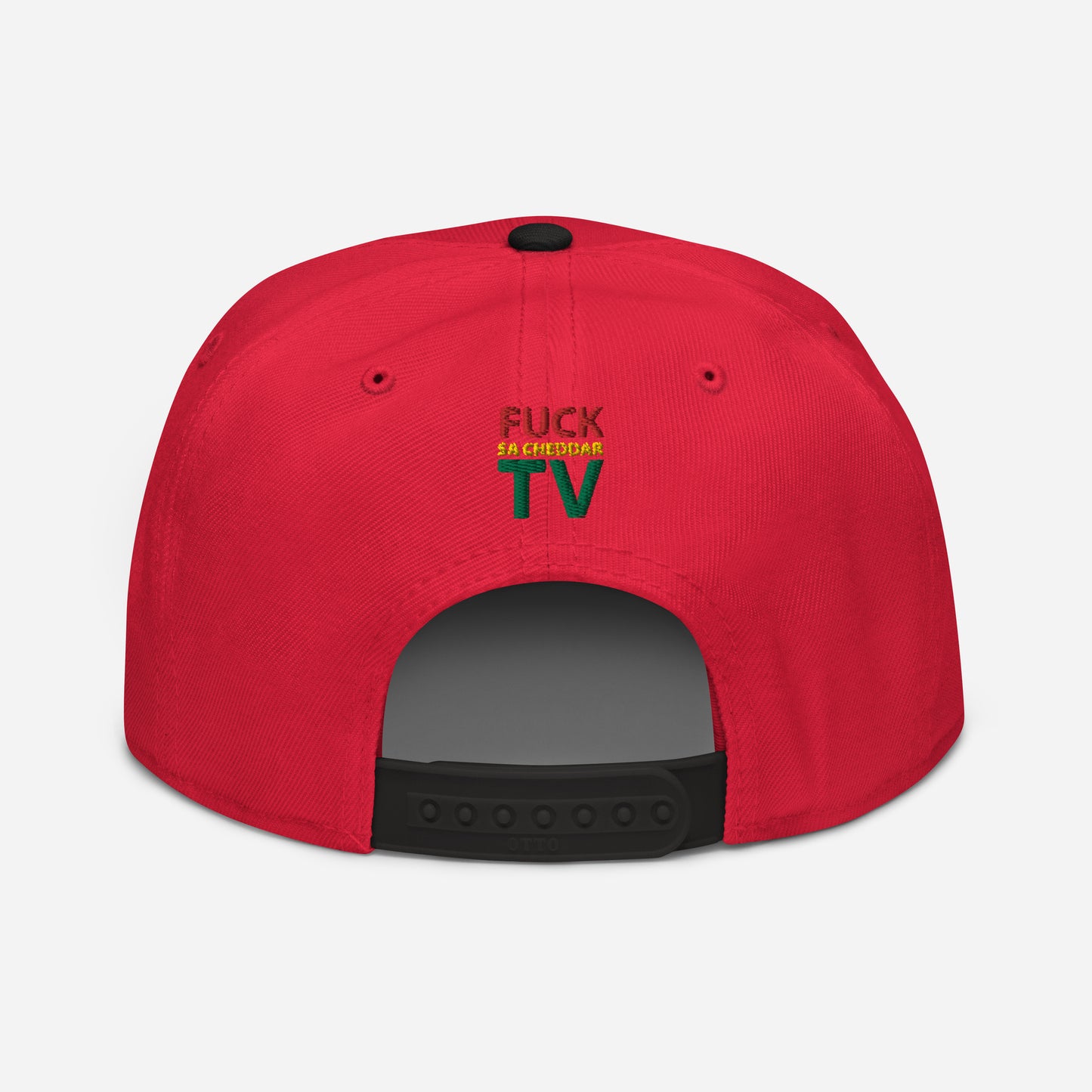 FUCK SA.CHEDDAR TV Snapback Hat