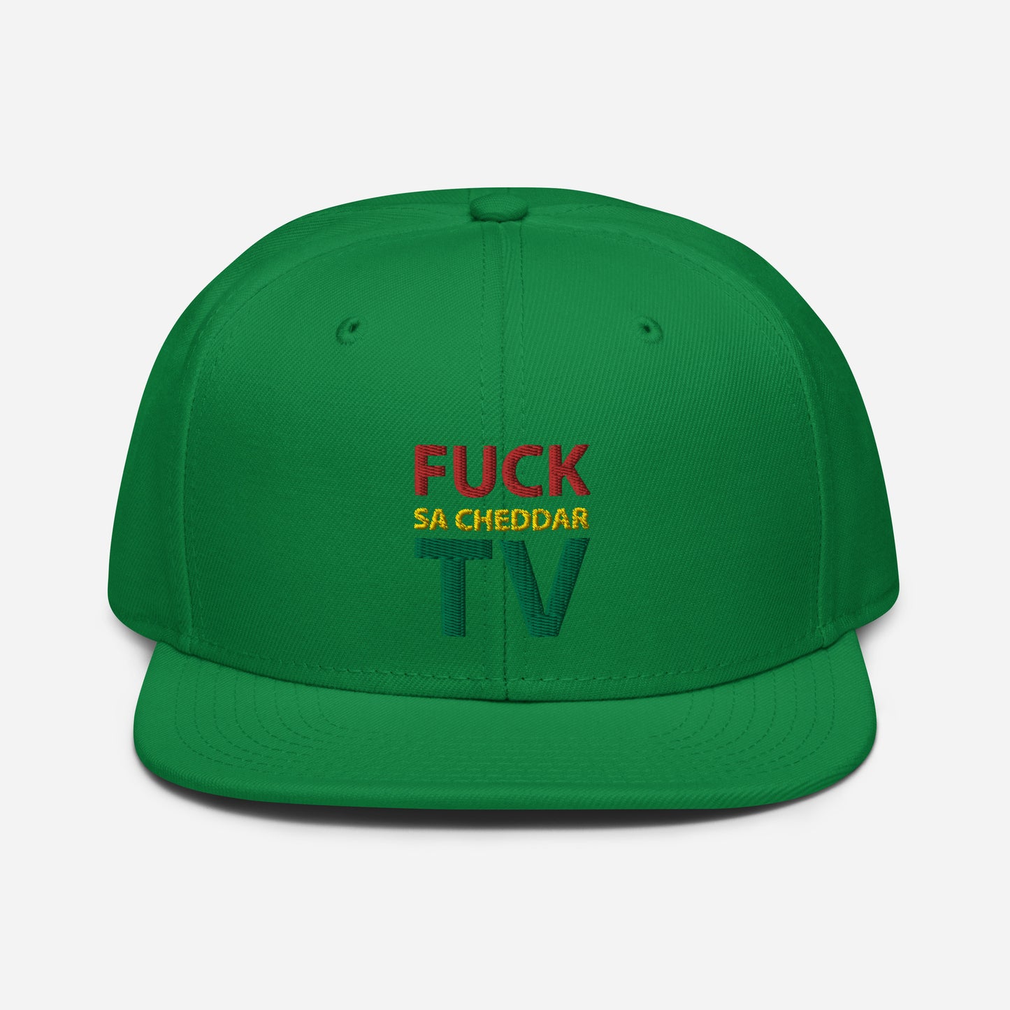 FUCK SA.CHEDDAR TV Snapback Hat