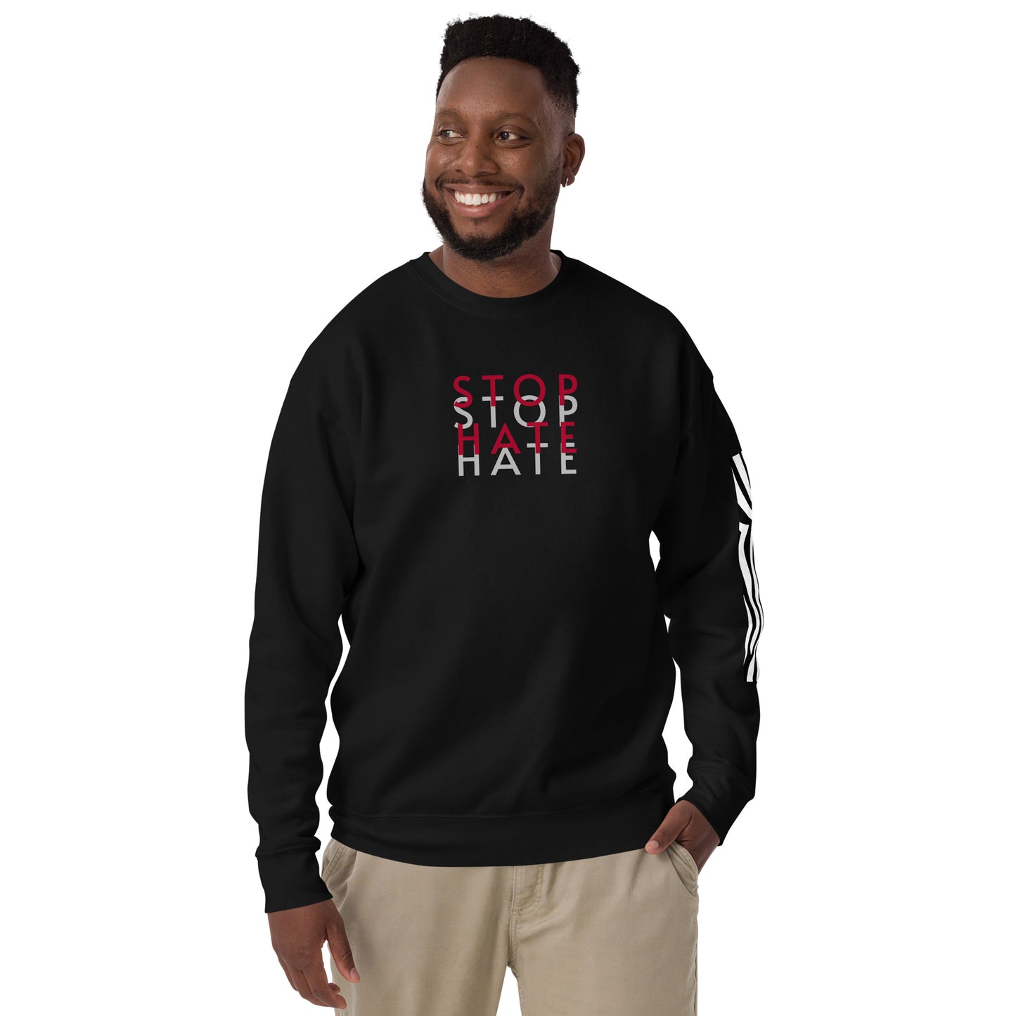 STOP HATE Unisex Premium Sweatshirt