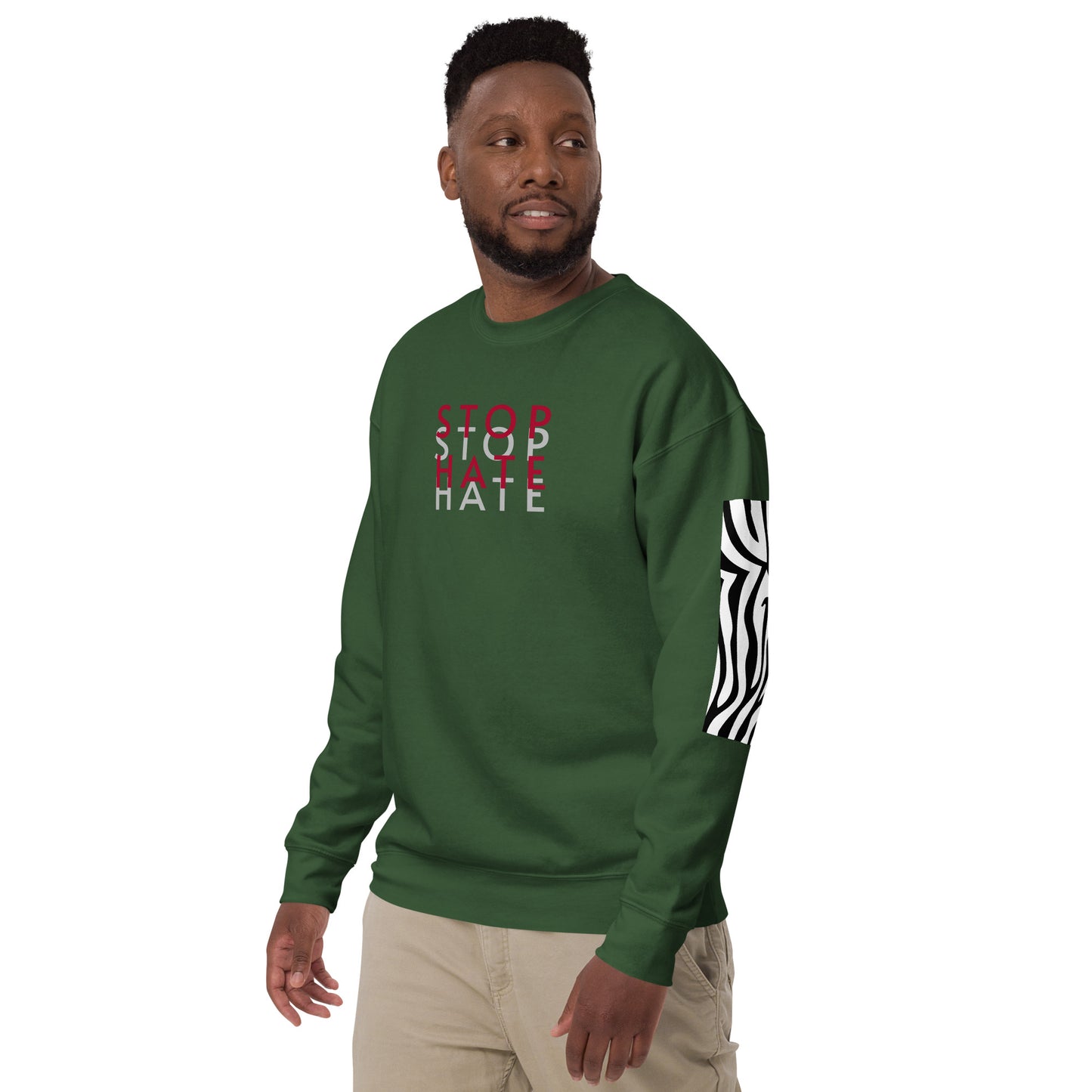 STOP HATE Unisex Premium Sweatshirt