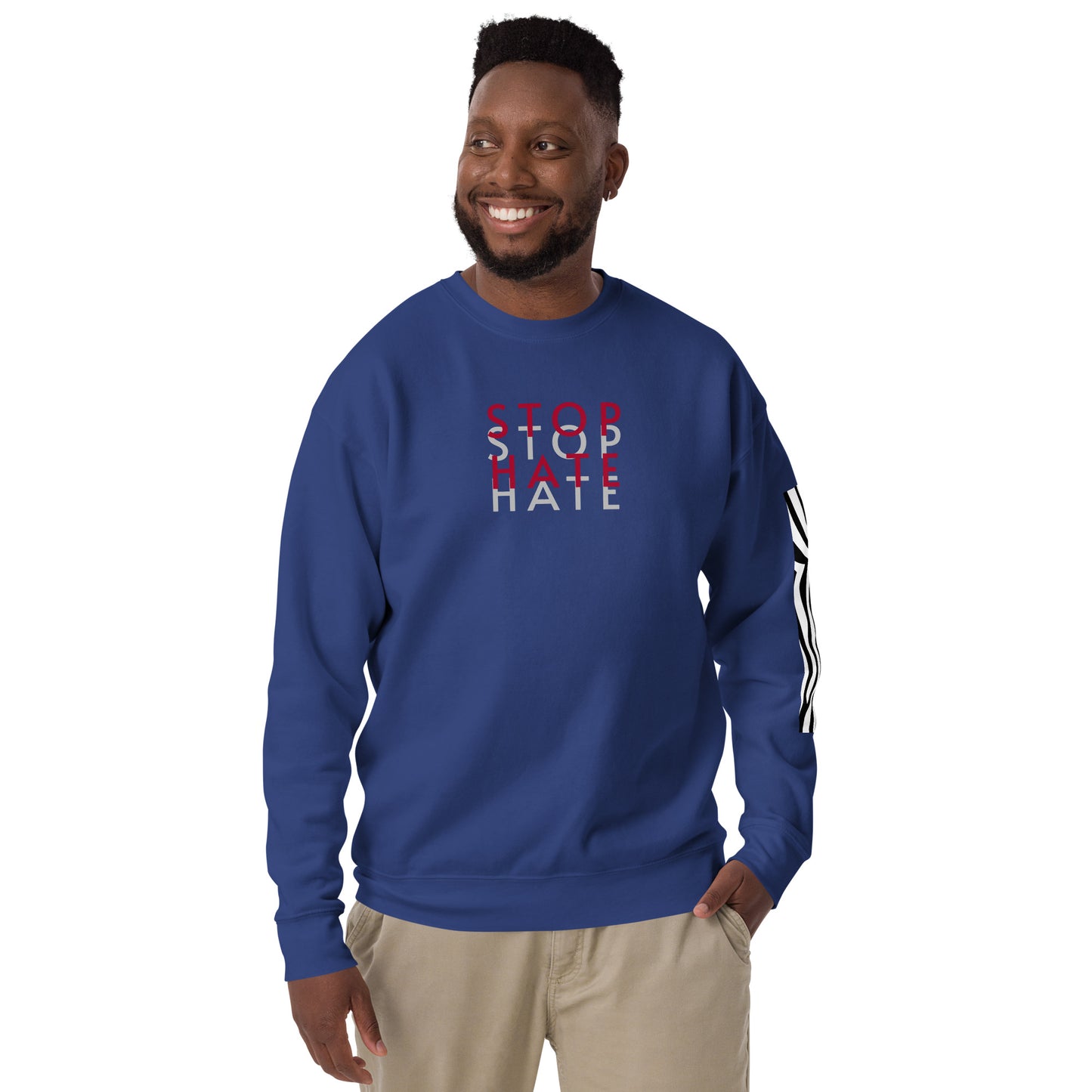 STOP HATE Unisex Premium Sweatshirt