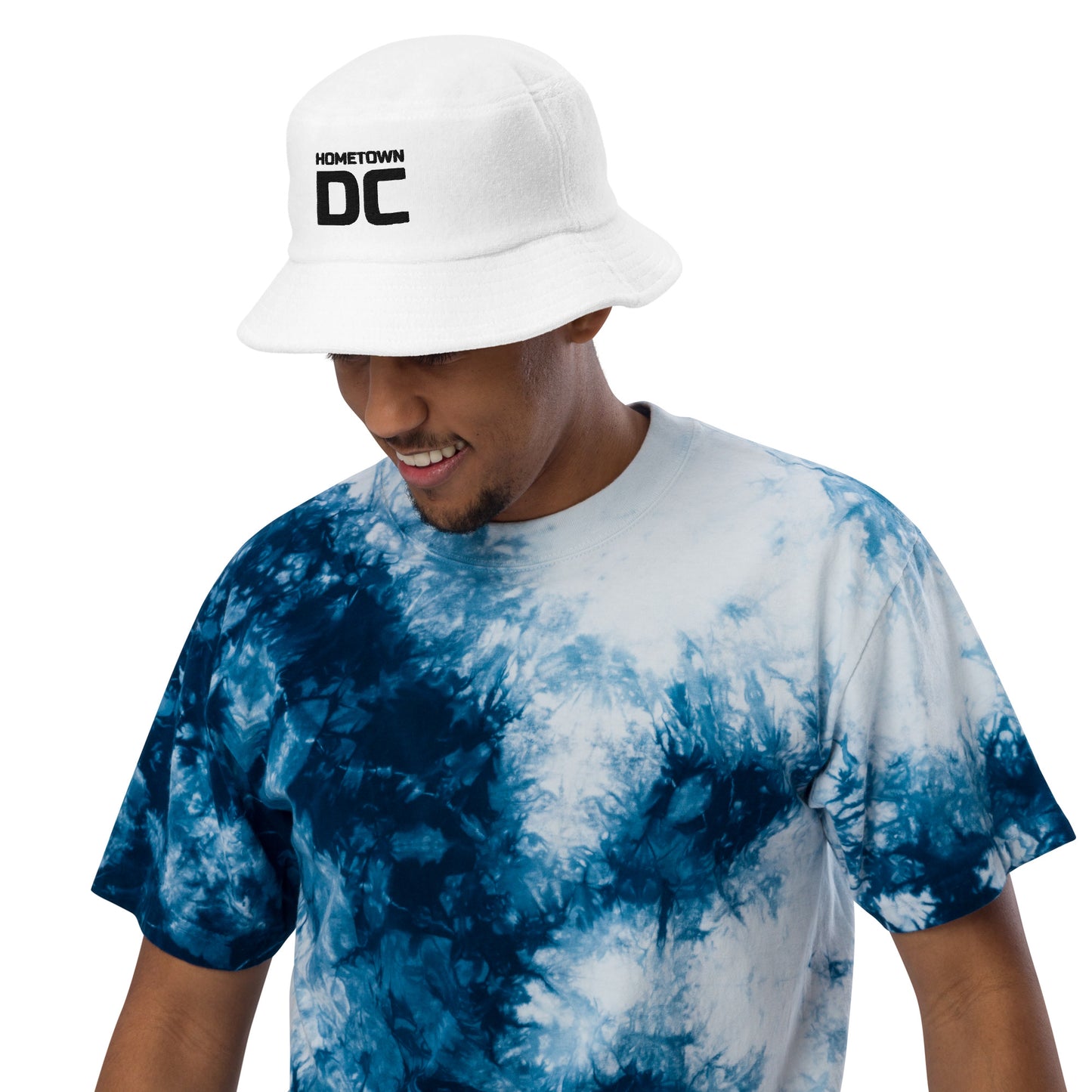 HTDC terry cloth bucket hat
